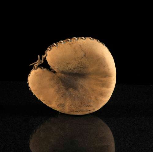 Babe Ruth A.J. Reach Home Run Special Catchers Mitt Front