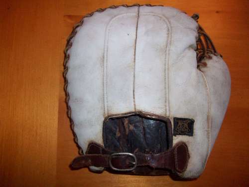 D&M White Basemitt Back