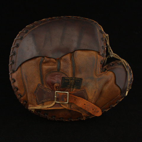 Wally Schang D&M Decker Patent Catchers Mitt Back