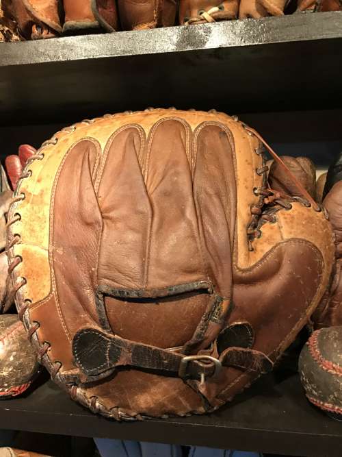 D&M Two Tone Catchers Mitt Back