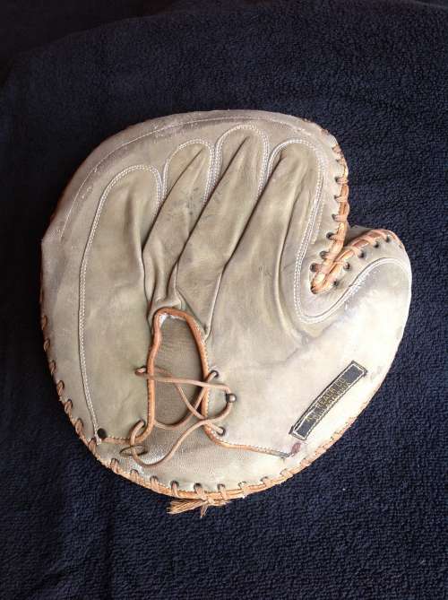 A.J. Reach A Crescent Catchers Mitt Back