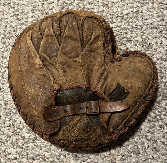 A.J. Reach Crescent Catchers Mitt Back