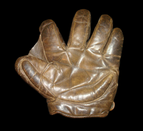 A.J. Reach Crescent Glove Dark Brown Front