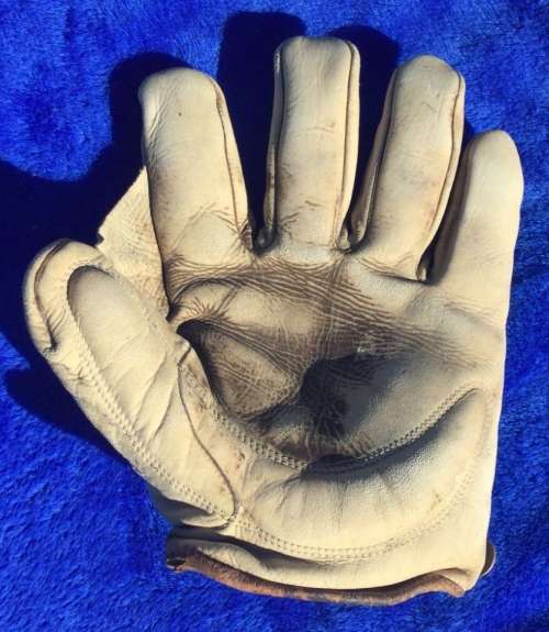 Early 1900's A.J. Reach Crescent Glove Light Front
