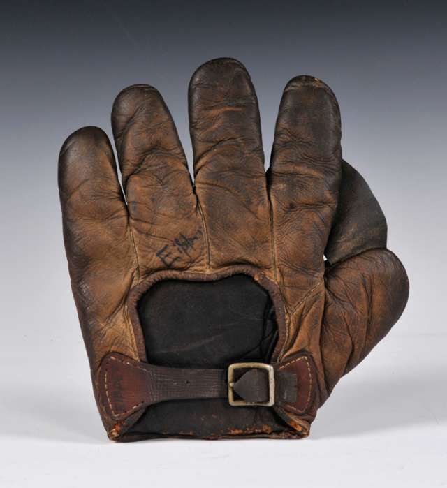 Early 1900's Buckle Back Crescent Glove Back