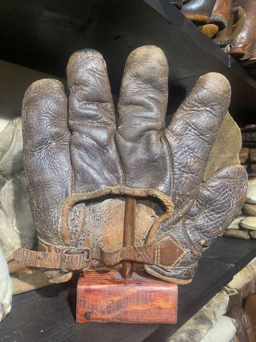 Early 1900's Buckle Back Full Web Brown Back