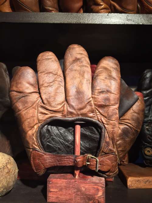 Early 1900's Buckle Back Full Web Brown Back