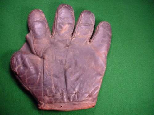 Early 1900's Buckle Back Full Web Burgundy Front