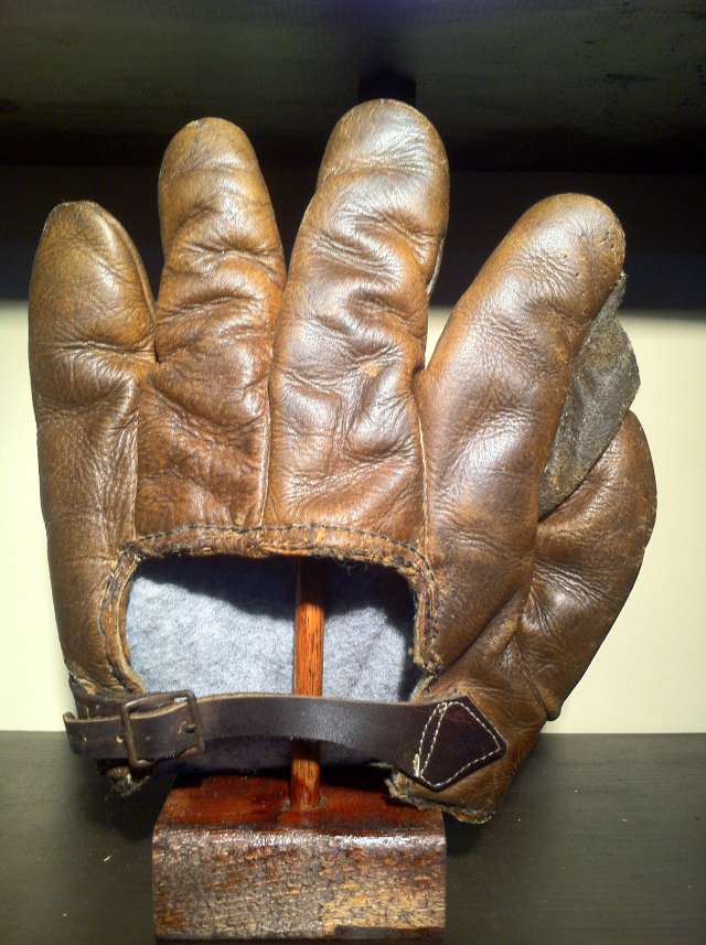 Early 1900's Buckle Back Full Web With Asbestos Lining Back