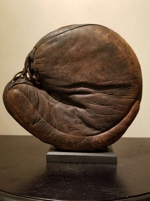 Early 1900's Crescent Catchers Mitt Front