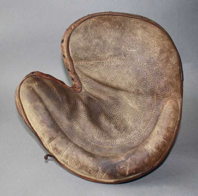 Early 1900's Crescent Catchers Mitt Front