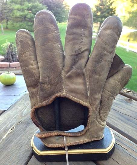 Early 1900's Crescent Elongated Fingers Back