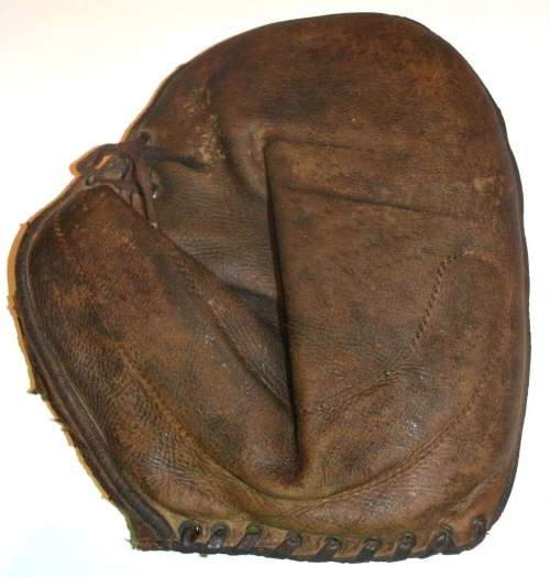 Early 1900's Crescent Mitt Front