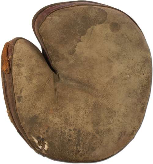 Hook and Eye Back Catchers Mitt Front