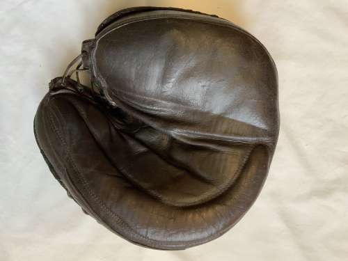 Early 1900's A.J. Reach Crescent Catchers Mitt Front