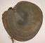 Early 1900's Spalding Buckskin Crescent Catchers Mitt Front