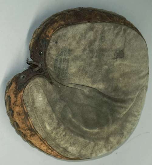 Early 1900's Spalding Crescent Catchers Mitt Front