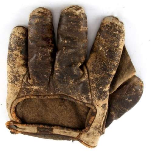 Early 1900's Spalding Crescent Glove Back