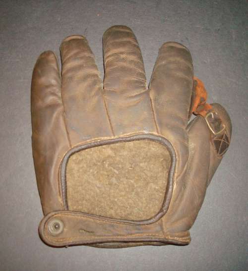 Early 1900's Victor Buckle Web Crescent Back