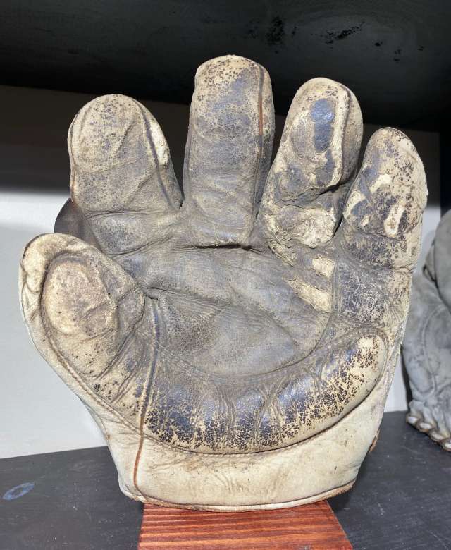 Early 1900's Victor Buckle Web Crescent Front