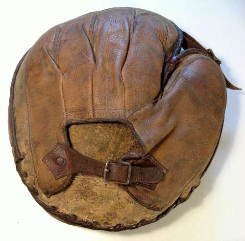 Early 1900's Wrap Around Crescent With Buckle Web Back