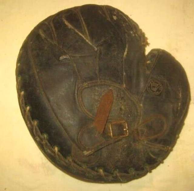 Edward K. Tryon Catchers Mitt Back