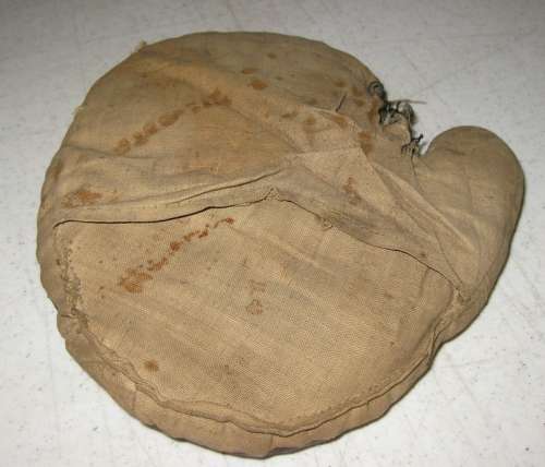 Folk Art Mitt Sewn Pocket Back