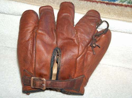Ethan Allen Goldsmith Brown Glove Back