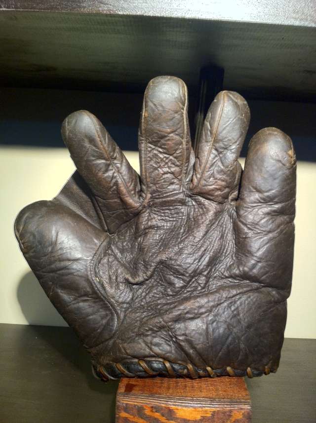 Goldsmith Full Web Brown With Celluloid Button Front