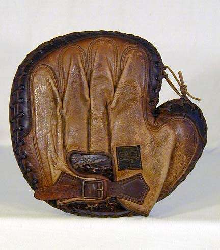 Horace Partridge Catchers Mitt Back