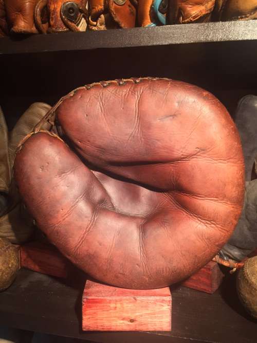 James W. Brine Catchers Mitt Front