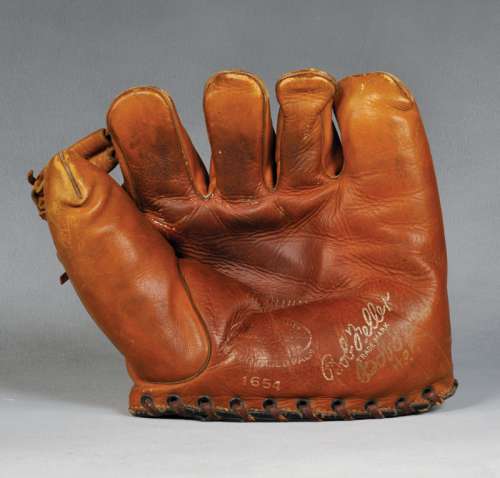 Bob Feller JC Higgins 1654 Autographed Front