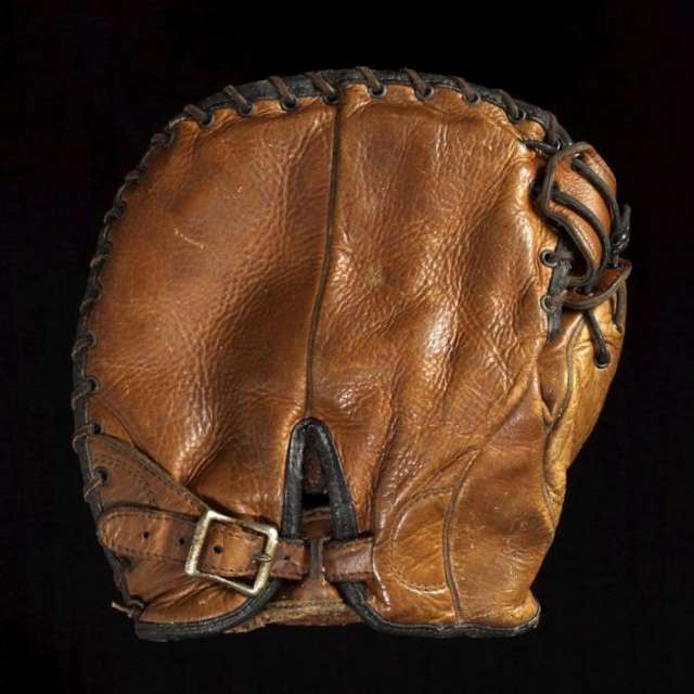 Lou Gehrig Banner Peerless 664 Basemitt Back