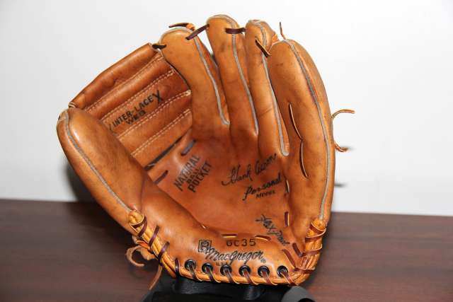 Hank Aaron Brunswick MacGregor GC35 Personal Model Front