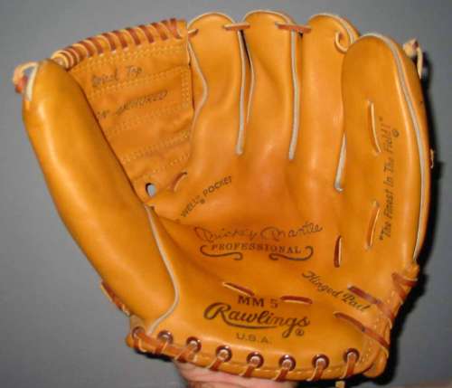 Mickey Mantle Rawlings MM5 Front