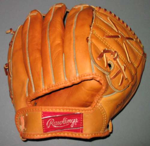 Mickey Mantle Rawlings MM5 Back