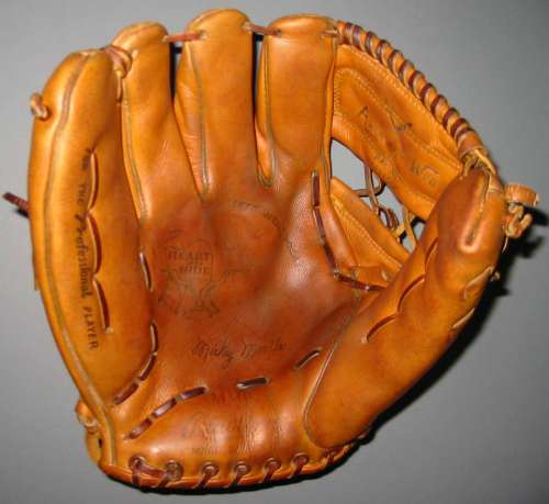 Mickey Mantle Rawlings MMP Front