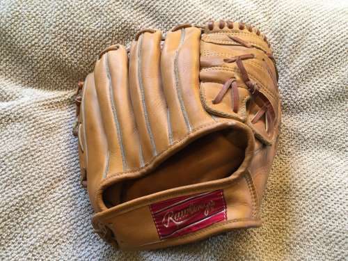 Mickey Mantle Rawlings MM5 Back