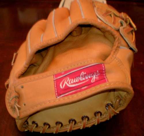 Mickey Mantle Rawlings MM5 Back