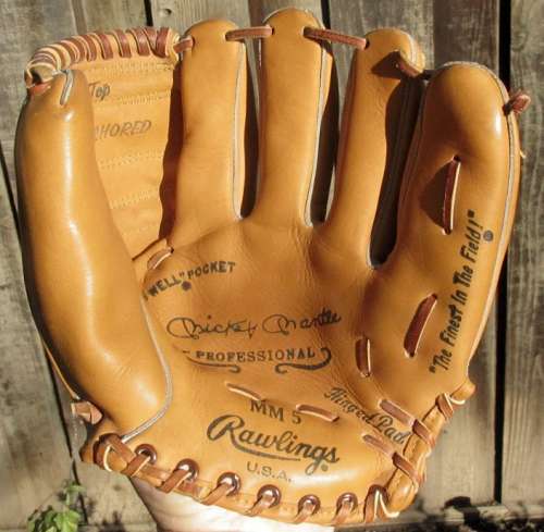 Mickey Mantle Rawlings MM5 Front