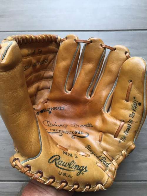 Mickey Mantle Rawlings MM5 Front