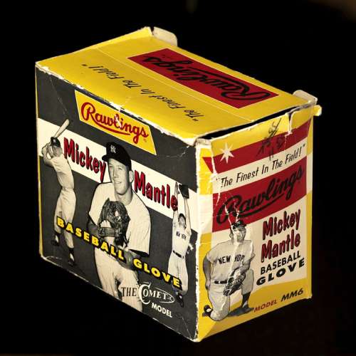 Mickey Mantle Rawlings MM6 The Comet Box