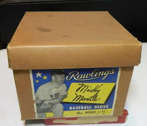 Mickey Mantle Rawlings MM8 Box
