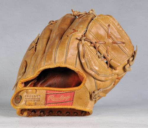 Mickey Mantle Rawlings MMP Back