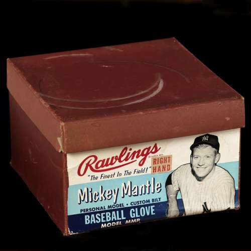 Mickey Mantle Rawlings MMP Personal Model Lefty Box