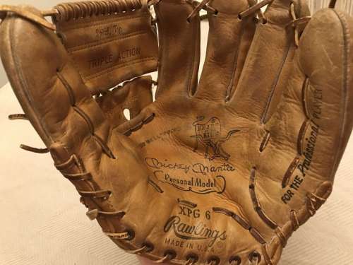 Mickey Mantle Rawlings XPG6 HOH Personal Model Front