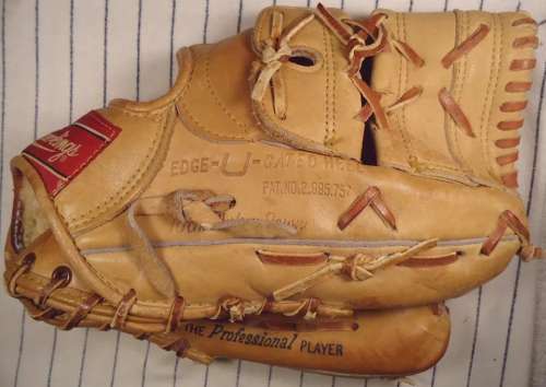 Mickey Mantle Rawlings XPG6 Personal Model Back