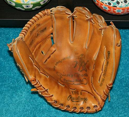 Mickey Mantle Rawlings XPG6 Personal Model Front