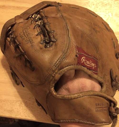Rawlings TMH Heart of the Hide Basemitt Lefty Back