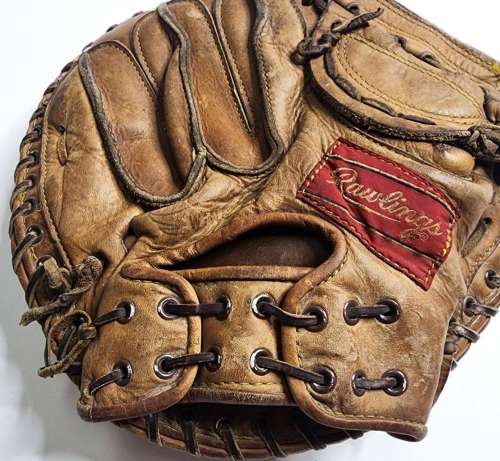 Johnny Bench Rawlings HOH Catchers Mitt Back